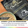 Ohm Mushroom Cacao Powder w. Lions Mane, Chaga, Reishi, Cordyceps, Turkey Tail | Organic Nootropic Instant Coffee Alternative for Energy + Focus + Immunity | 2000mg / Dose
