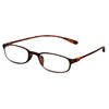 Calabria 718 Flexie Oval Reading Glasses +4.00 Tortoise Men/Women Bendable One Power Readers Flexible Durable TR90 Frame
