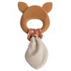 Mary Meyer Teething Toys Leika Silicone Baby Teether for Babies 0-12 Months, 9-Inches, Little Fawn
