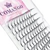 CoMango Premade Fans Eyelash Extensions 5D-D-0.07-12mm Premade Volume Lash, Short Stem Eyelash Extensions Pre Made Fanned Russian Volume Lash Extensions Mix Tray