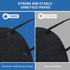OPECTICID KN95 Face Mask 60 PCS, KN95 Masks Black Individually Wrapped Breathable 5-Layer Filter Efficiency≥95% Certified Disposable Face Masks
