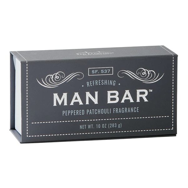 San Francisco Soap Company Man Bar 10 oz. Soap Bar - Peppered Patchouli