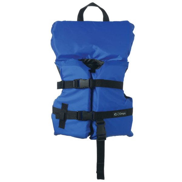 Onyx Full Throttle 3600-0132 Marine General Purpose Infant Life Vest with Quick Recovery Strap, Blue and Black Finish