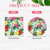 DURYGEN 40PCS Hawaiian Luau Party Decoration, Luau Decoration Aloha Tropical Palm Leaves Tableware Supplies Hawaii Disposable Plates, Napkins, Party Supplies for Birthday Summer Kid