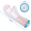 WNHTFAC Waterproof Cast Cover Arm Adult for Swimming, Cast Protector for Broken Hand, Reusable Adult Half Arm Cast Sleeve Bag Cast Cover for Shower Bath Arms Hands Wrist Finger to Keep Wounds Dry