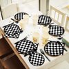 96 Pieces Black and White Checkered Tableware Set for Racing Car Table Decorations Supplies Race Sports Themed Dessert Plates Race-car Party Napkins Forks for 24 Guests Car Birthday Party Favors