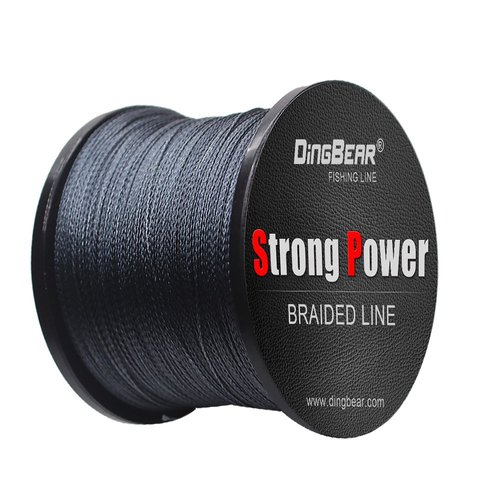 Dingbear 437Yd/400m 36LB/0.28mm Gray Super Strong Pull Generic Braided Fishing Line Fishing Lines FishLines FishingLine