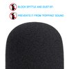 PodMic Pop Filter Foam Cover - Mic Windscreen Wind Cover Customized for Rode PodMic Podcasting Microphone to Blocks Out Plosives（2Pcs）