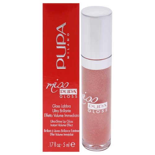 Pupa Milano Miss Milano Lip Gloss - Shiny, Smooth, Plump - Soft, Innovative Gel Texture - Glides Smoothly On The Lips - For A Moisturizing And Volume Enhancing Effect - 102 Sexy Skin - 0.17 OZ