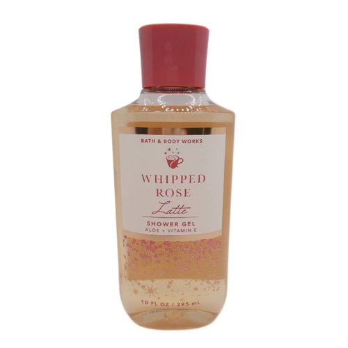 Bath & Body Works Whipped Rose Latte Shower Gel Gift Sets For Women 10 Oz (Whipped Rose Latte)