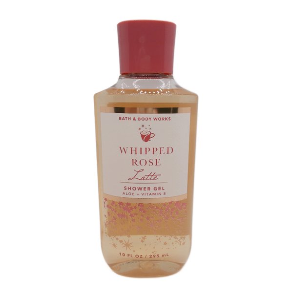 Bath & Body Works Whipped Rose Latte Shower Gel Gift Sets For Women 10 Oz (Whipped Rose Latte)