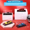Singhoow 4 Pcs Clear Model Cars Display Case 4.17 x 1.81 x 1.81 Inches Fit for 1/64 Scale Acrylic Display Case Vehicles Toy Storage Collectors