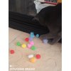 DIYUQISHI 50 PCS Cat Ball Toys for Indoor Cats, Interactive Cat Toy Balls for Exercise and Entertainment Cat Toys for Small and Medium Breed Sizes