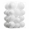 Wironlst Christmas Ball Ornaments - 30pcs Shatterproof Plastic Christmas Ornaments Hanging Ball Decorations for Xmas Tree, Holiday, Wedding, Party (Multi-Size, White)