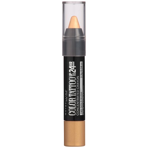 Maybelline New York Eyestudio ColorTattoo Concentrated Crayon,745 Gold Rush, 0.08 oz.