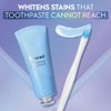 Crest Whitening Emulsions Leave-On Teeth Whitening Gel Kit + Overnight Freshness with Wand Applicator and Stand, Apply & Sleep, 0.88 Oz