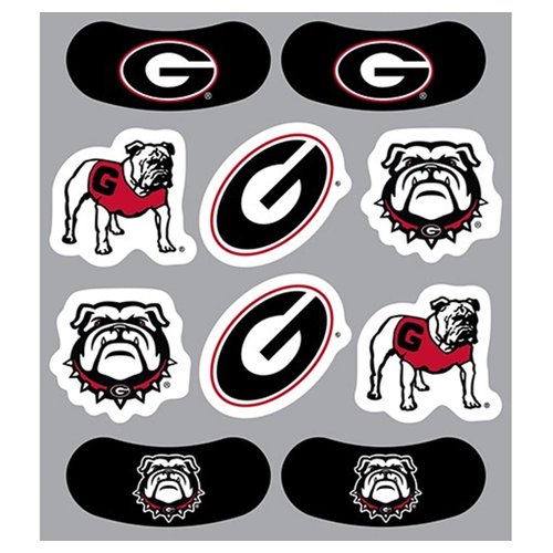 Georgia – Waterless Peel & Stick Temporary Tattoos – 10-Piece Combo – 6 Spirit Tattoos & 4 Eye Strips