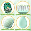 mini hair brush for kids, small toddler Hair Brush, travel hair brush for Boys and Girls Baby ，Detangler Brush for Wet or Dry Hair Thick or Curly Natural Straight Hair(green)