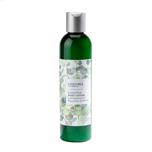 Sonoma Lavender Eucalyptus Lotion for Aromatherapy, Dry Skin, Body Moisturizer, All Natural Body Lotion to Revitalize and Moisturize for Smoother Skin, 8oz.