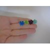Generic Hawaiian flower multi color alligator hair clip for fine thin hair (Clip quantity: 2 clips), 1 Count (Pack of 1)