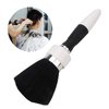 Neck Duster Soft Hair Brush Hairdressing Cutting Hair Styling Dust Cleaning Brush Hairdresser Neck Brush Hairdresser Accessory Brush(white)