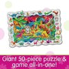 The Learning Journey Puzzle Doubles - Find It! Dinosaurs - Dino Floor Puzzle, Dino Puzzle, Kids Dinosaur Puzzle, Jumbo Puzzle For Kids Ages 3-5, Award Winning Educational Toys
