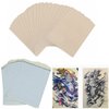 40pcs Tattoo Practice Skins with Tattoo Transfer Paper Kit Includes 30pcs A4 Size 4 Layers 8.5" x 11" Tattoo Paper and 10Pcs 8×6in Double Sided Tattoo Skin Practice