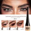 Adurello Liquid Eyeliner Waterproof Long Lasting Precise Eyeliner Pen Highly Pigmented Eye Liners Makeup (Black)