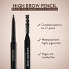 Waterproof Eyebrow Pen with Brush, Brow Pencil & Lash Spoolies for Eyelash Extensions, Eye Brow Pencils for Women, Eyelash Brush & Spoolie Combo, Eyebrow Makeup Tool Set, Brow You Know (Light Brown)