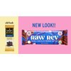 Raw Rev Vegan High-Protein Bars, Double Chocolate Brownie Batter, 10g Plant Protein, 12g Fiber, Non-GMO, 1.6 Oz, 12 Count (Pack of 1)