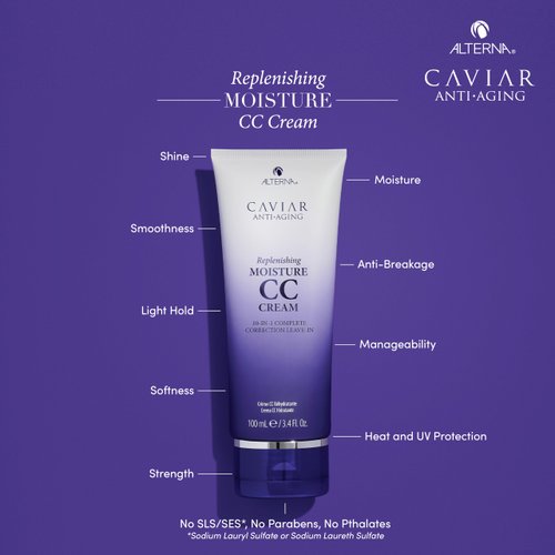 Alterna Caviar Anti-Aging Replenishing Moisture CC Cream, 3.4 Ounce (Pack of 1)