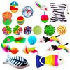 CoCoo Ferret & Cat Toy Variety Pack, Activity Set of Mylar Balls, Chew Toys, Catnip Pouches, Play Mice & Bells, Great for Persians, Maine Coons, Calicos & Tabby Cats, 20 Pcs