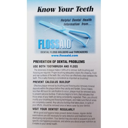 Flossaid Dental Floss Holder 4 pack