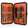 Wild Willies Mens Grooming Kit - 10-Piece Multifunctional Pedicure & Manicure Kit for Women & Men - Personal Hygiene Kit includes Tweezers & Nail Clipper Set, Scissors, Scraping Tool, & More