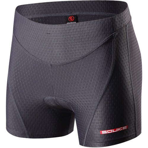 Eco-daily Cycling Shorts Women's 3D Padded Bicycle Bike Biking Underwear Shorts Darkgrey