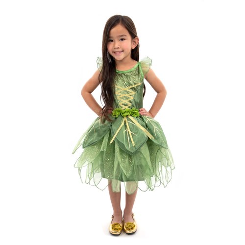 Little Adventures Pixie Tinkerbell Princess Dress Up Costume - Machine Washable Child Pretend Play Dress with No Glitter (SMALL 1-3 YEARS)