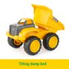 John Deere Sandbox Toy Set - Includes Dump Truck Toy, Bucket and Beach Shovel - Toddler Outdoor Toys and Construction Toys - Summer Kids Sand Toys - Yellow - 3 Count
