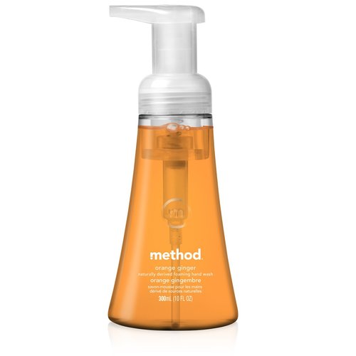 Method Naturally Derived Foaming Hand Wash, Orange Ginger, 10 Ounce