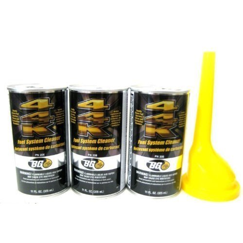 3 Pack Bg 44k Fuel System Cleaner w/ Bg Funnel - 3 Cans by BG