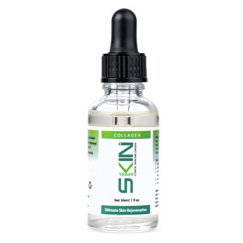 Skinapeel Collagen Serum 30ml 1 fl. oz Clinical Skincare London Made In UK- Use With Micro Needle Derma Roller and Stamp