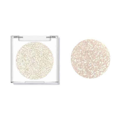 Daeuwiutr White Brown Glitter Eyeshadow, Nude Matte Liquid Eyeshadow Primer Base, Smooth Cream Shimmer Waterproof Eye Shadow Pencil Palette,Quick Lrying And Long Lasting (White glitter 9#)