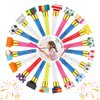 20 Pieces Party Blowers, Party Noise Makers Funny Party Blowouts, Colorful Birthday Blow Horns Whistles for New Years Birthday Sporting Events Graduation Wedding Party Supplies