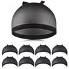 Wig Caps for Women, IKOCO 8Pcs Black Wig Cap for Lace Front Wig Caps Bulk Stretch Nylon Stocking Caps for Wigs