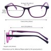 ALWAYSUV 2 Pack Boys Girls Blue Light Blocking Computer Glasses Square Eyeglasses Frame Anti Blue Ray Computer Game Glasses