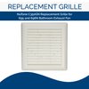 Broan-NuTone C350GN Grille for NuTone 695 and 696N Ventilation Fan White, 8.75" x 9.125"