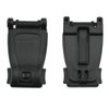 E-outstanding Buckle Clip 4PCS Molle Strap Backpack Bag Webbing Connector MOLLE Clips Military Accessory Black