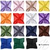 SATINIOR 15 Pieces Women Square Neck Scarf Mixed Solid Colored Neckerchief Head Wraps Scarf Bandana