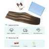 DOORES Human Hair Extensions Wire Hair Balayage Chocolate Brown to Honey Blonde 75g Hair Extensions Straight Wire Extensions Hairpiece with Transparent Fish Line 14 Inch