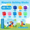 BENOKER Magnetic Blocks, Magnetic Building Blocks for Toddlers 3+, Montessori Toys Preschool STEM Educational Sensory Magnet Tiles for Kids Boys and Girls Classroom Must Haves