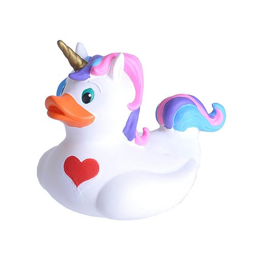 Wild Republic Rubber Ducks, Bath Toys, Kids Gifts, Unicorn Party Supplies, Water Toys, Unicorn, 4 Inches